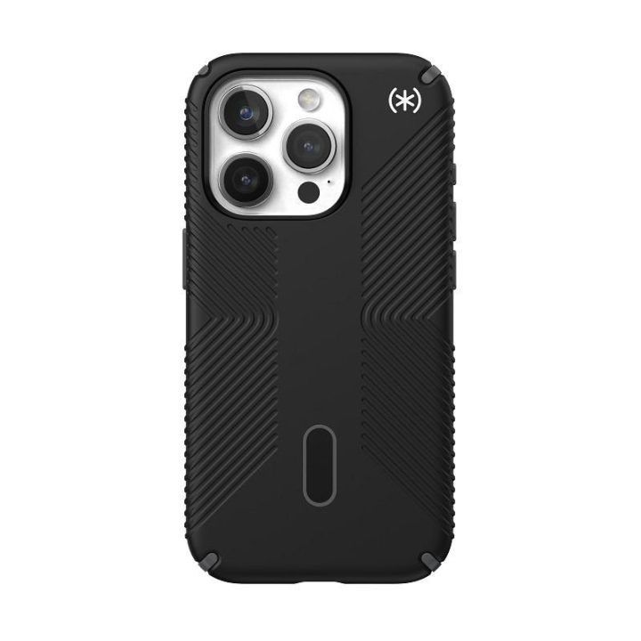 Speck Presidio2 Grip ClickLock MagSafe dėklas iPhone 15 Pro, juodas