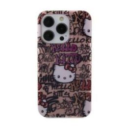 Hello Kitty IML Tags Graffiti dėklas iPhone 11, rožinis