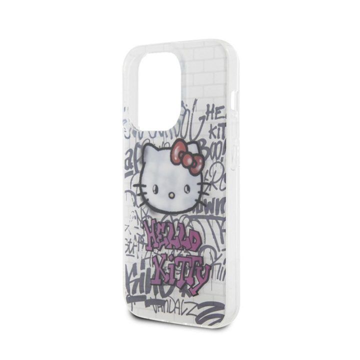 Dėklas iPhone 14 Pro Max Hello Kitty, baltas