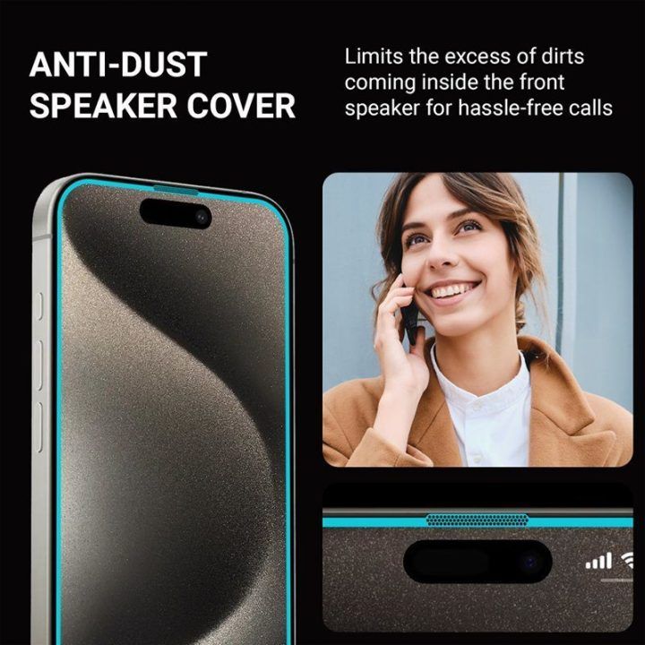 Apsauginis stiklas iPhone 15 Pro Max, Crong