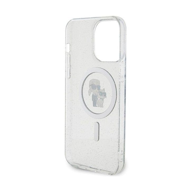 Dėklas Karl Lagerfeld Karl & Choupette Glitter MagSafe iPhone 14 Pro Max