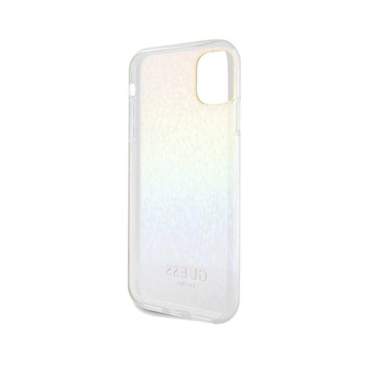 Guess IML veidrodinis dėklas iPhone 11, vaivorykštinis