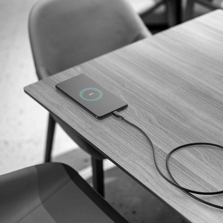 USB-C į USB-C laidas Cellularline Soft Cable, 1,2 m, juodas