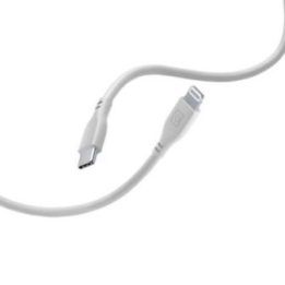 USB-C į Lightning laidas Cellularline Soft Cable, 1,2 m, pilkas