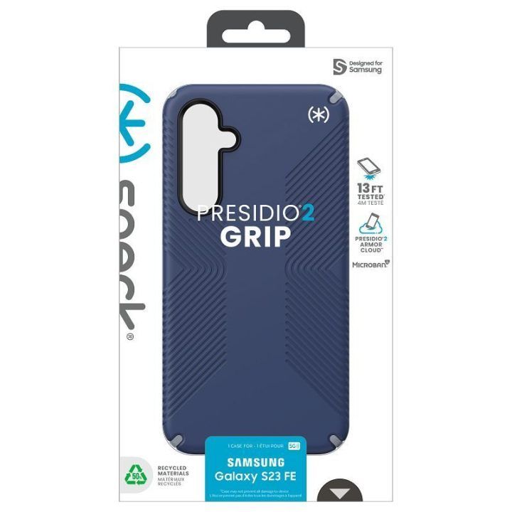 Dėklas Speck Presidio2 Grip Samsung Galaxy S23 FE, mėlynas