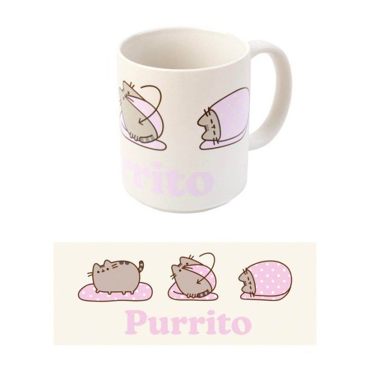 Pusheen keraminis puodelis Purrito, 350 ml