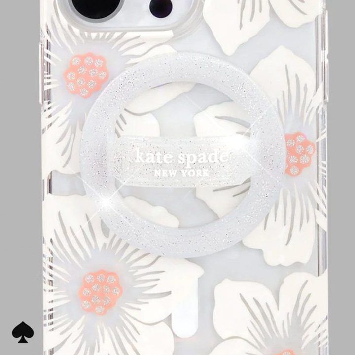 Kate Spade New York Magnetic Loop Grip, sidabro spalvos