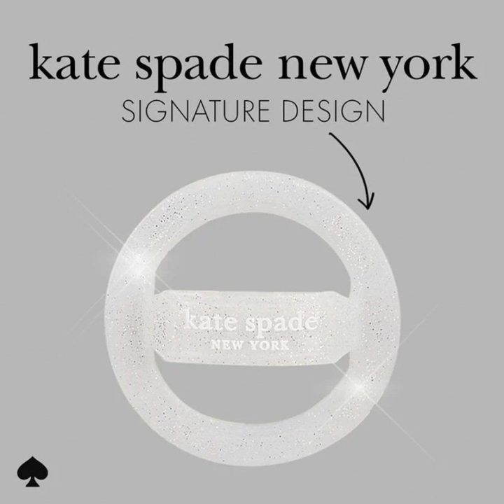 Kate Spade New York Magnetic Loop Grip, sidabro spalvos