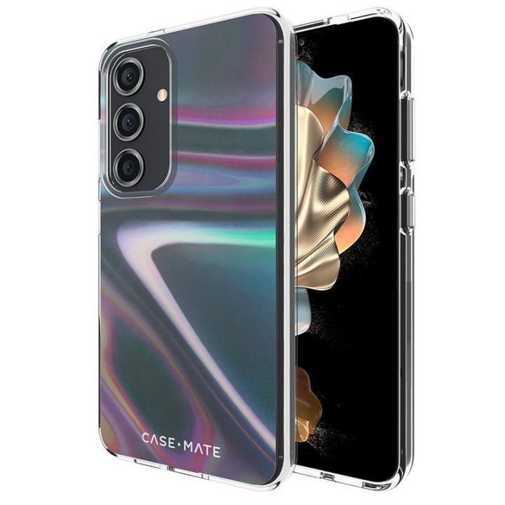 Dėklas Samsung Galaxy S24, irizuojantis Case-Mate Soap Bubble