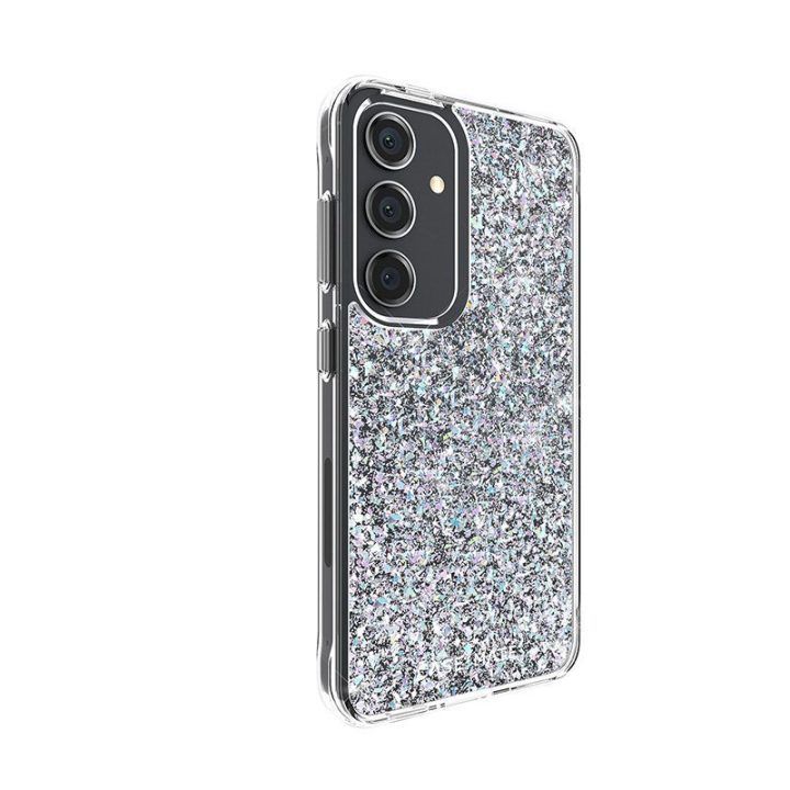 Dėklas Samsung Galaxy S24, permatomas, Case-Mate Twinkle Disco