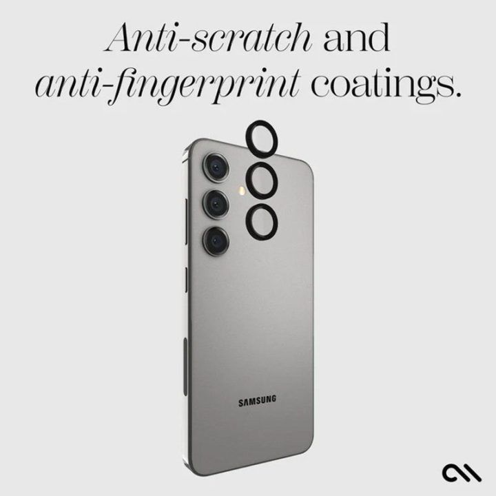 Apsauginis stiklas kamerai Case-Mate Samsung Galaxy S24, juodas