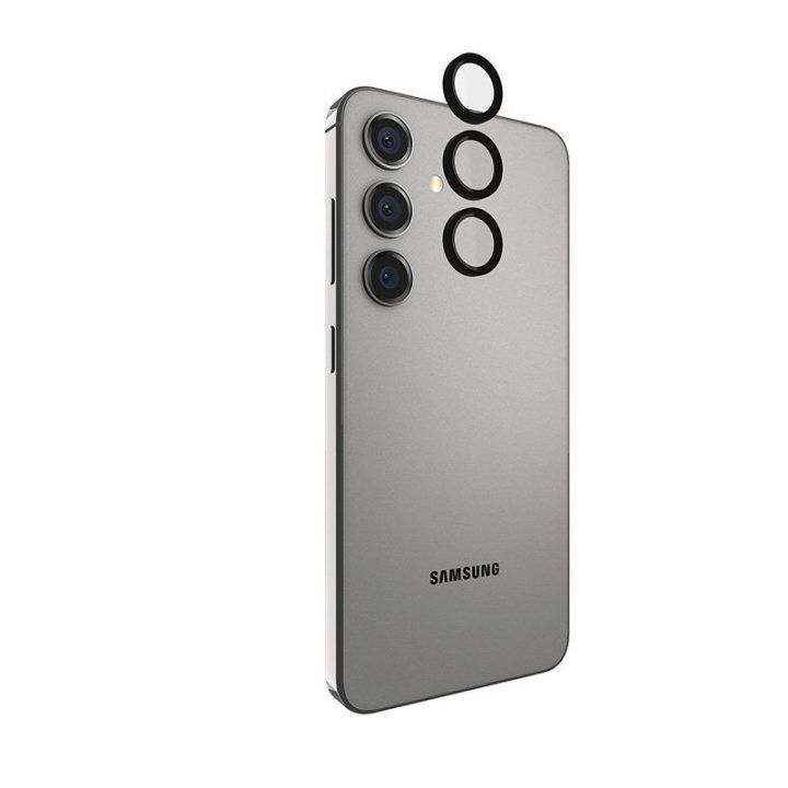 Apsauginis stiklas kamerai Case-Mate Samsung Galaxy S24, juodas