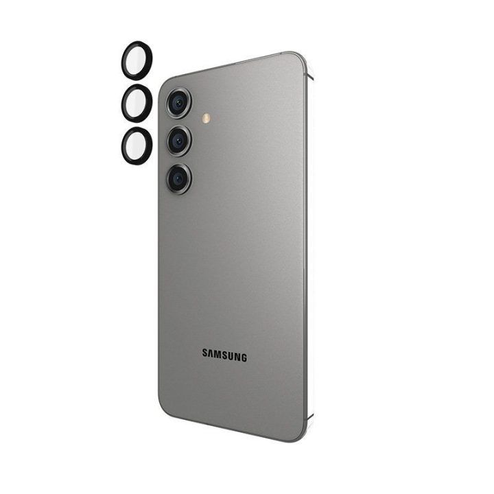 Apsauginis stiklas kamerai Case-Mate Samsung Galaxy S24, juodas