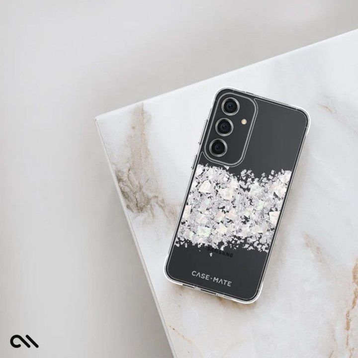 Dėklas Samsung Galaxy S24+ su tikru perlamutru, Case-Mate Karat