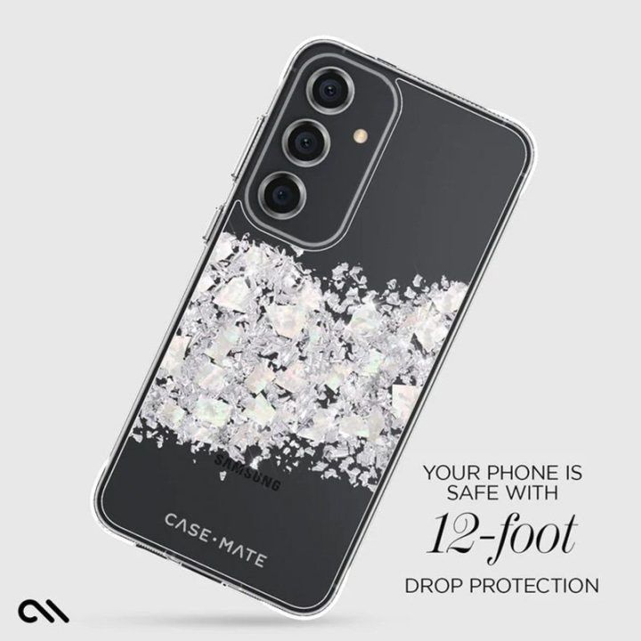 Dėklas Samsung Galaxy S24+ su tikru perlamutru, Case-Mate Karat