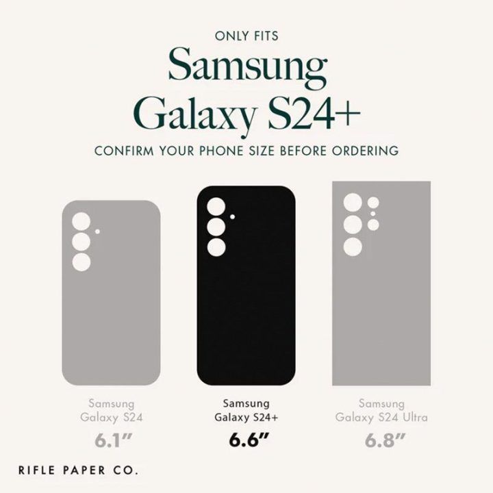 Dėklas Samsung Galaxy S24+ Rifle Paper Petite Fleurs