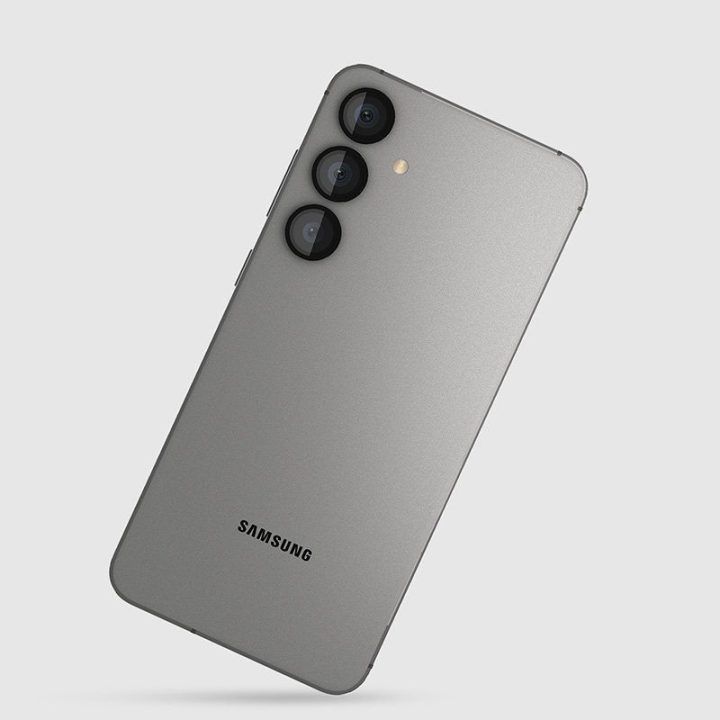 Apsauginis stiklas Samsung Galaxy S24+ kamerai, juodas