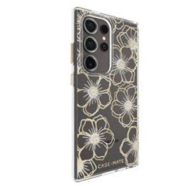 Dėklas Samsung Galaxy S24 Ultra Case-Mate Floral Gems, aukso spalvos