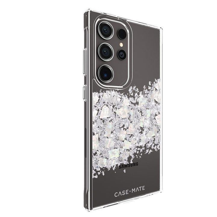 Dėklas Samsung Galaxy S24 Ultra su perlais, Case-Mate Karat