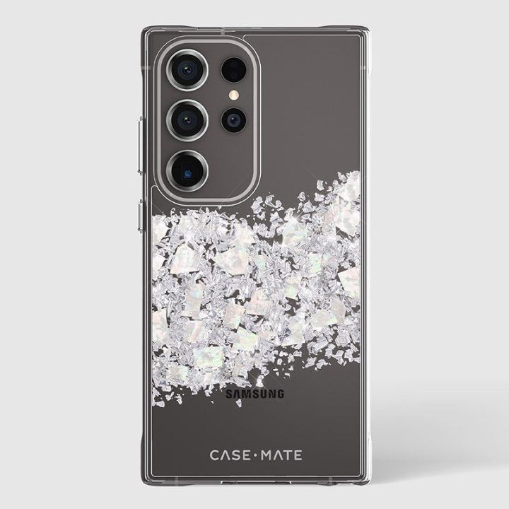 Dėklas Samsung Galaxy S24 Ultra su perlais, Case-Mate Karat