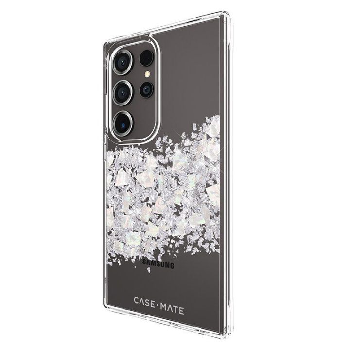 Dėklas Samsung Galaxy S24 Ultra su perlais, Case-Mate Karat