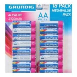 AA / LR6 šarminės baterijos Grundig, 18 vnt.