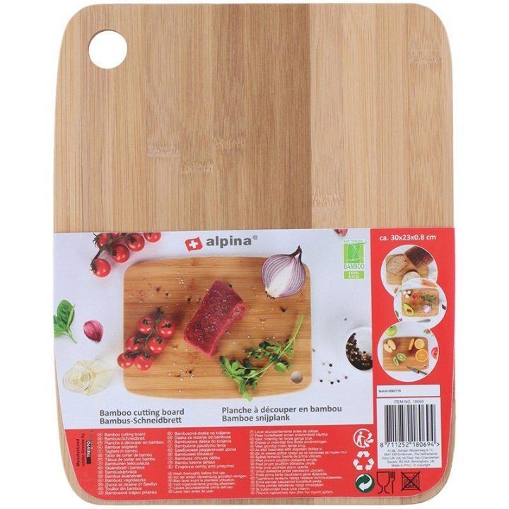 Bambukinė pjaustymo lentelė Alpina 30 × 23 cm