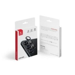 Apsauginis stiklas kamerai Samsung Galaxy S24, juodas Crong