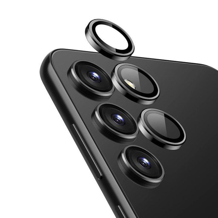 Apsauginis stiklas kamerai Samsung Galaxy S24+ juodas