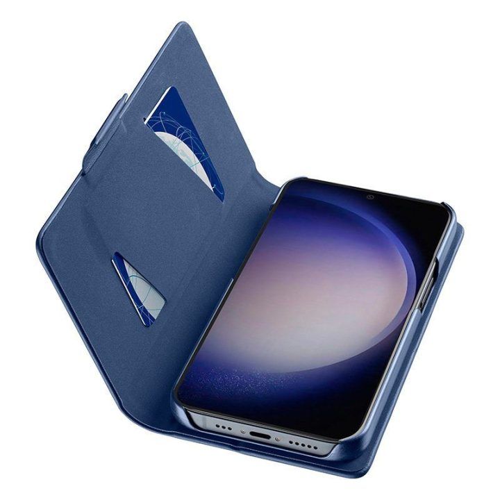 Dėklas Samsung Galaxy S24 Cellularline, tamsiai mėlynas