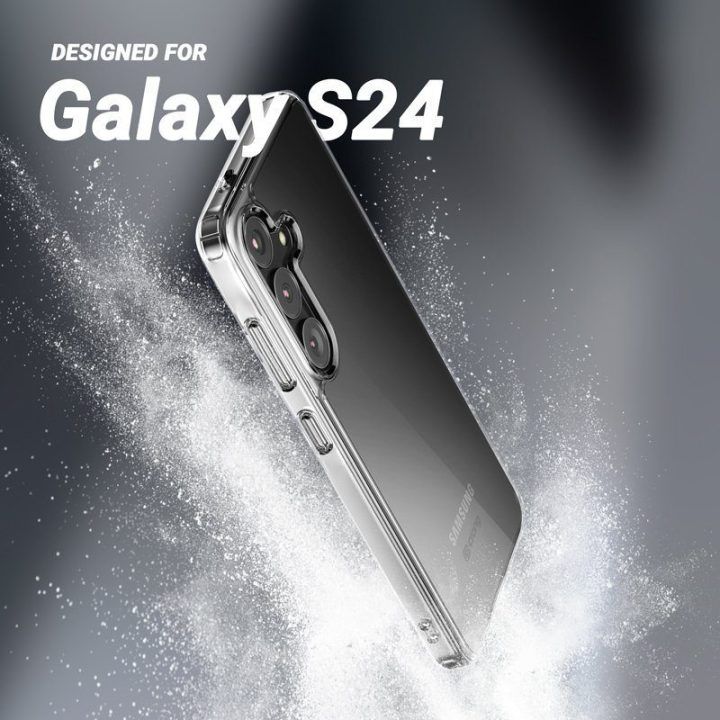 Permatomas dėklas Samsung Galaxy S24, Crong Crystal Shield Cover