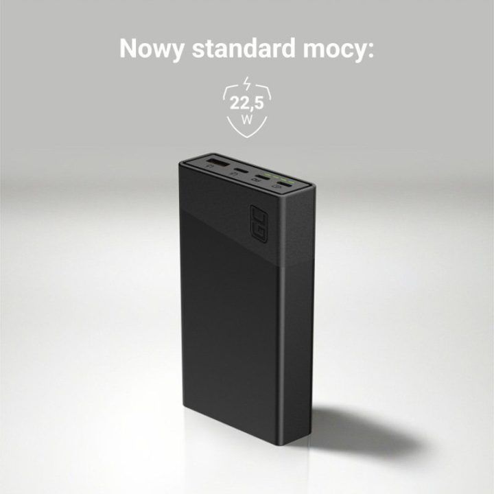 Išorinė baterija Green Cell PowerPlay20s 20000 mAh, juoda