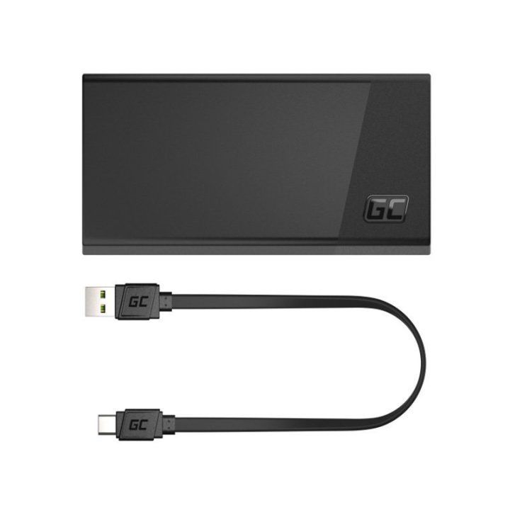 Išorinė baterija Green Cell PowerPlay20s 20000 mAh, juoda