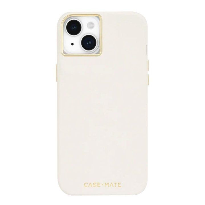 Dėklas Case-Mate silikoninis MagSafe iPhone 15 Plus, smėlinis