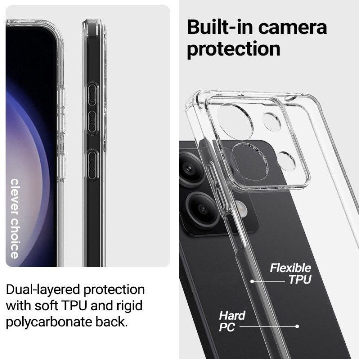 Permatomas dėklas Crong Crystal Shield Xiaomi 13 Lite
