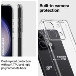 Permatomas dėklas Motorola Moto G53 Crong Crystal Shield Cover
