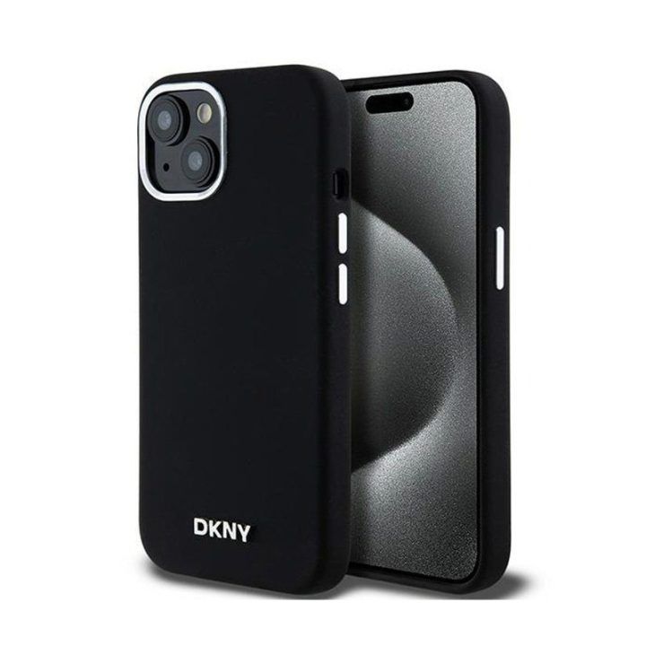 Dėklas iPhone 15 Plus / 14 Plus DKNY, juodas