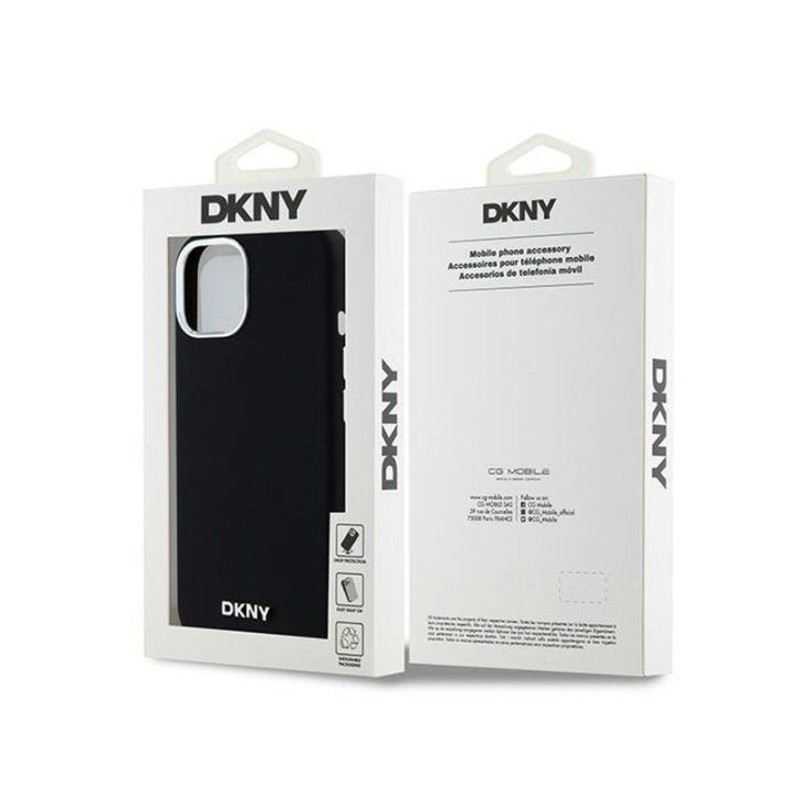 Dėklas iPhone 15 Plus / 14 Plus DKNY, juodas