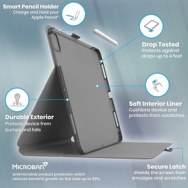 Dėklas Speck Balance Folio juodas iPad Pro 13" M5/M4