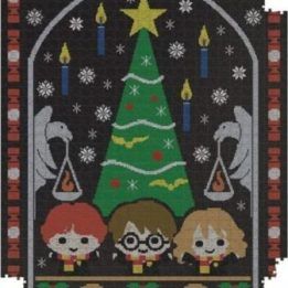 Dėlionė Harry Potter „Holidays at Hogwarts“, 1000 detalių