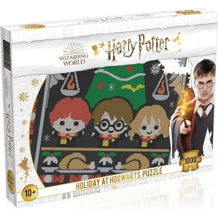 Dėlionė Harry Potter „Holidays at Hogwarts“, 1000 detalių