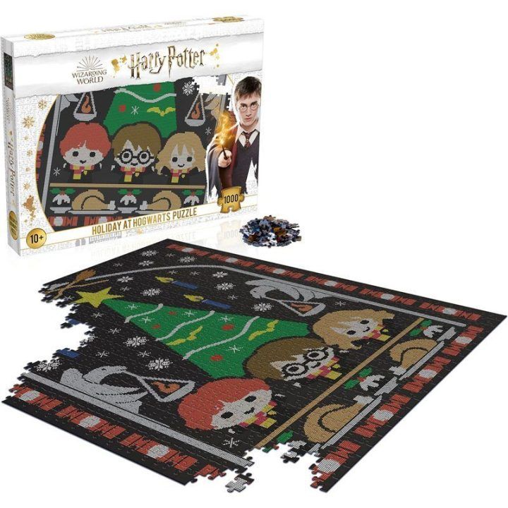 Dėlionė Harry Potter „Holidays at Hogwarts“, 1000 detalių