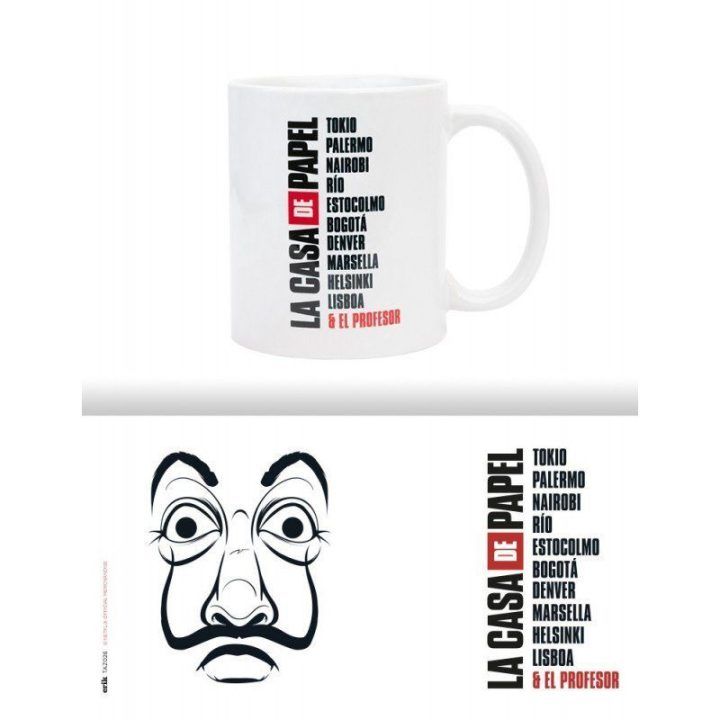 Keraminis puodelis 330 ml La Casa De Papel