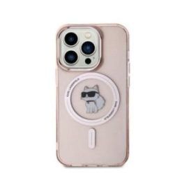Dėklas iPhone 14 Pro Max, permatomas Karl Lagerfeld Choupette