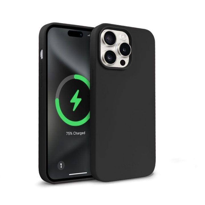 Dėklas iPhone 15 Pro Max, juodas, Crong
