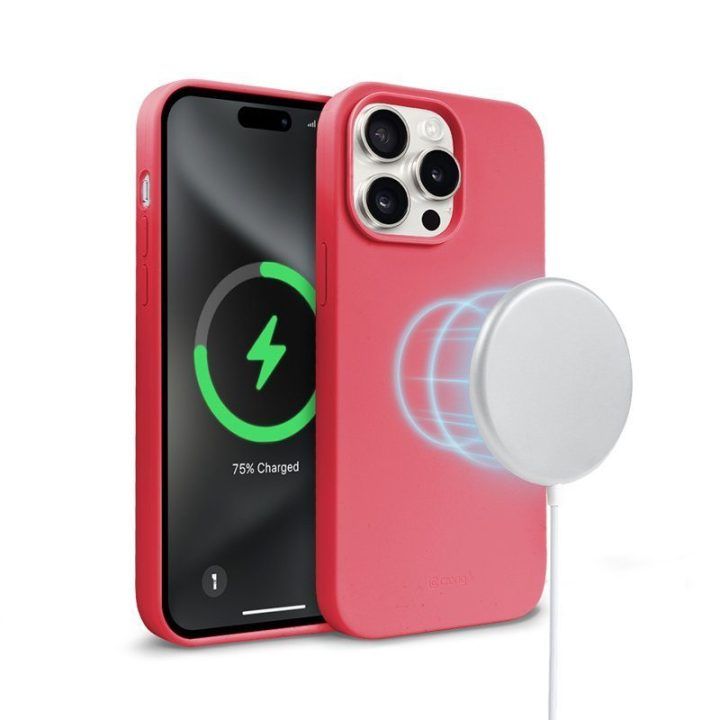 Dėklas iPhone 15 Pro Max, rožinis, Crong
