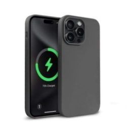 Dėklas iPhone 15 Pro Max, silikoninis, Titanium