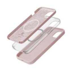 Dėklas Crong Color Cover Magnetic iPhone 15, rožinė