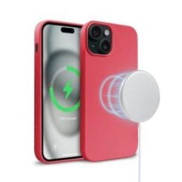 Crong Color Cover Magnetic rožinis dėklas iPhone 15
