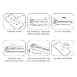 Apsauginis stiklas iPhone 15 Pro Max, 2 vnt., Crong EasyShield